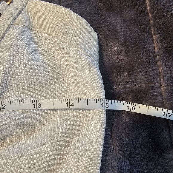 WOW Couture Gold Label VGUC Bandage & Rose Gold Chain Accent Dress Sz Small - Picture 11 of 16